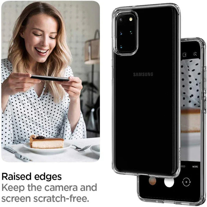 Spigen Samsung Galaxy S20 Plus / S20+ 6.7" Liquid Crystal Case - Crystal Clear ACS00751 8809685626145 - LX2001 - Homewares, Outdoor, Phone Accessories, Cases, Speakers, Headphones + More -