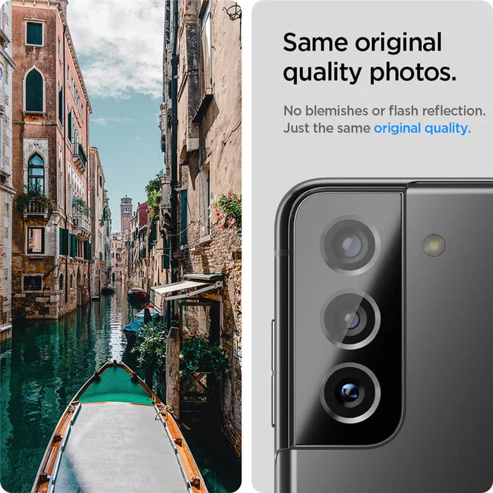 Spigen Samsung Galaxy S21 6.2" Premium Camera Lens Tempered Glass Protector AGL02735 - LX2001 - Homewares, Outdoor, Phone Accessories, Cases, Speakers, Headphones + More -