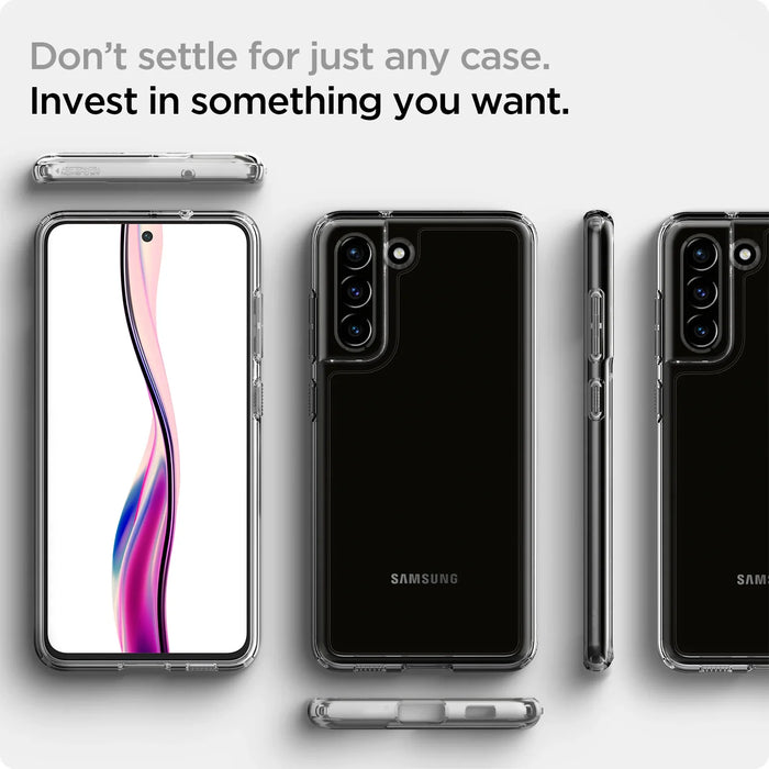 Spigen Samsung Galaxy S21 FE 6.4" Ultra Hybrid Case - Crystal Clear ACS03051 8809756648175 - LX2001 - Homewares, Outdoor, Phone Accessories, Cases, Speakers, Headphones + More -