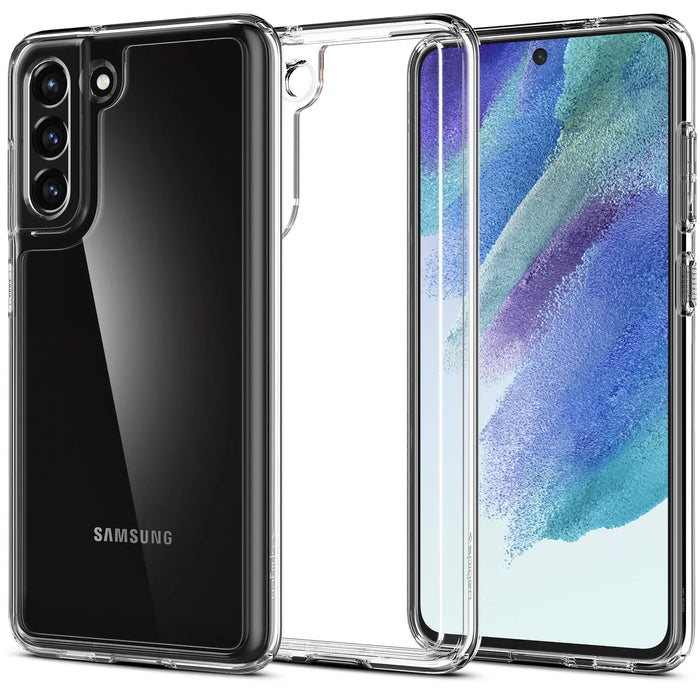 Spigen Samsung Galaxy S21 FE 6.4" Ultra Hybrid Case - Crystal Clear ACS03051 8809756648175 - LX2001 - Homewares, Outdoor, Phone Accessories, Cases, Speakers, Headphones + More -