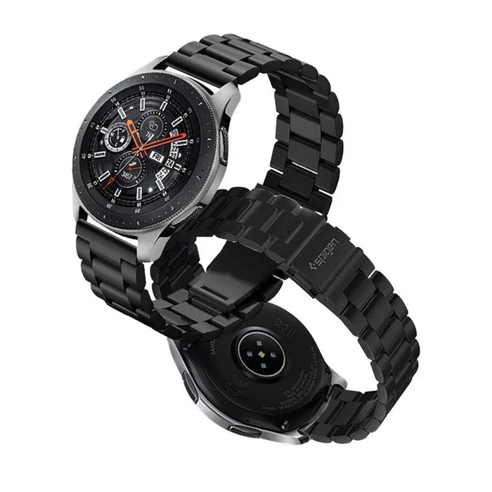 Spigen Samsung Galaxy Watch 46mm Gear 3 Premium Stainless Steel Strap - Black 600WB24983 8809613765045 - LX2001 - Homewares, Outdoor, Phone Accessories, Cases, Speakers, Headphones + More -
