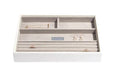 Stackers Classic 4 Compartment Jewellery Box - White JB80402 - LX2001 - Homewares, Outdoor, Phone Accessories, Cases, Speakers, Headphones + More -