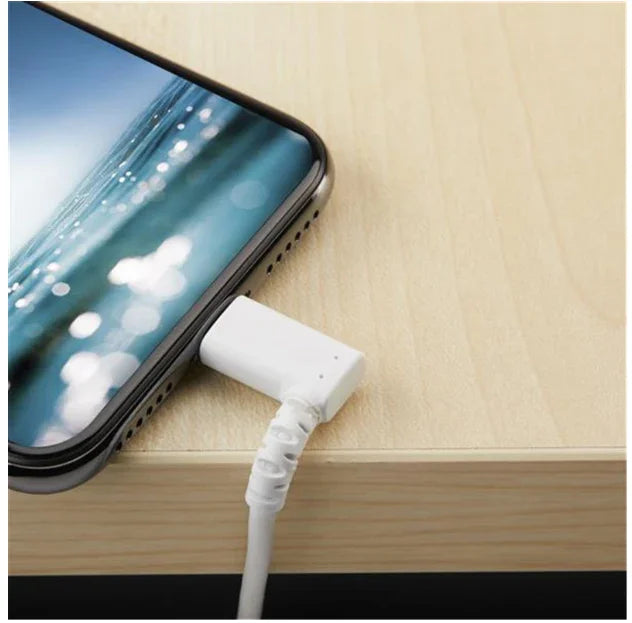 StarTech 6ft (2m) Durable USB A to Lightning Cable - White 90° Right Angled - LX2001 - Homewares, Outdoor, Phone Accessories, Cases, Speakers, Headphones + More -
