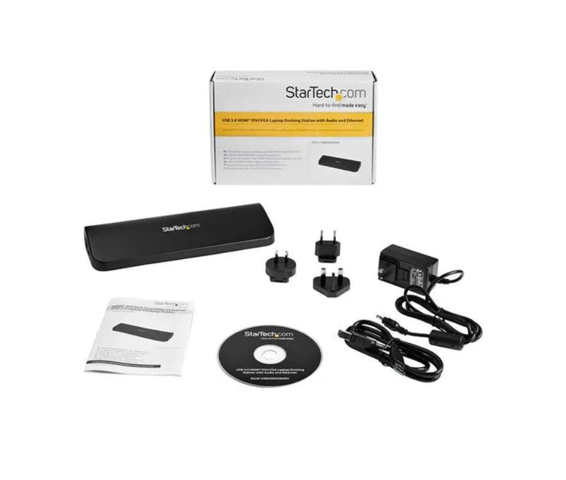 StarTech USB 3.0 Universal Hub HDMI Gigabit Ethernet Laptop Dock USB3SDOCKHDV - LX2001 - Homewares, Outdoor, Phone Accessories, Cases, Speakers, Headphones + More -