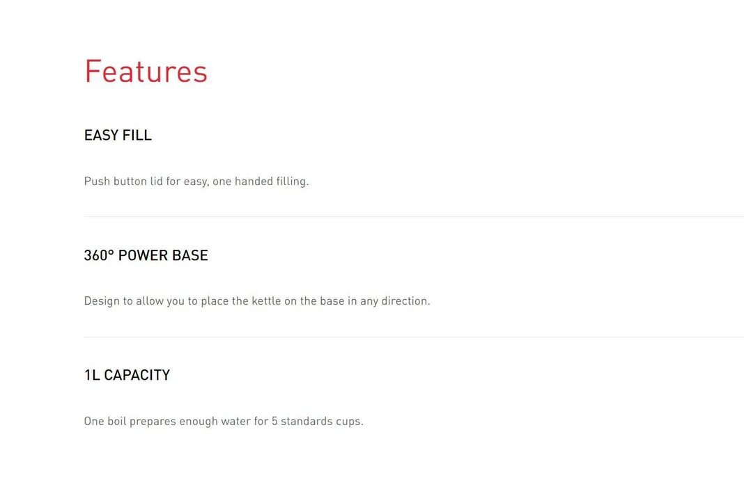 Sunbeam 1L Maestro Kettle KEM1100SS 9311445035788 - LX2001 - Homewares, Outdoor, Phone Accessories, Cases, Speakers, Headphones + More -