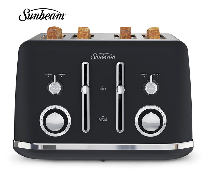 Sunbeam Alinea Collection 4 Slice Toaster - Dark Canyon Black TA2740K