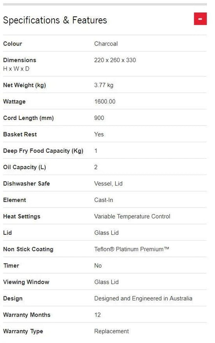 Sunbeam DF4500 MultiCooker Deep Fryer 9311445019481 - LX2001 - Homewares, Outdoor, Phone Accessories, Cases, Speakers, Headphones + More -