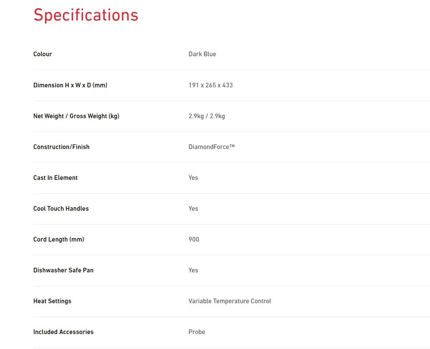 Sunbeam DiamondForce 25cm Skillet - LX2001 - Homewares, Outdoor, Phone Accessories, Cases, Speakers, Headphones + More -