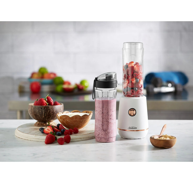 Sunbeam Insta Go Blender - White PBP1000WH 9311445026755 - LX2001 - Homewares, Outdoor, Phone Accessories, Cases, Speakers, Headphones + More -