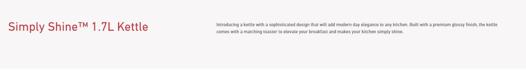 Sunbeam Simply Shine 1.7L Kettle - Black - LX2001 - Homewares, Outdoor, Phone Accessories, Cases, Speakers, Headphones + More -