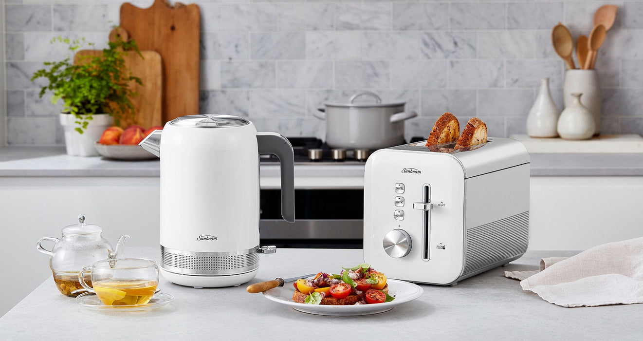 Sunbeam Simply Shine 2 Slice Toaster White - LX2001 - Homewares, Outdoor, Phone Accessories, Cases, Speakers, Headphones + More -