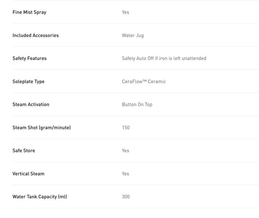 Sunbeam Verve 57 Platinum Iron - Purple SR6575 9311445018606 - LX2001 - Homewares, Outdoor, Phone Accessories, Cases, Speakers, Headphones + More -