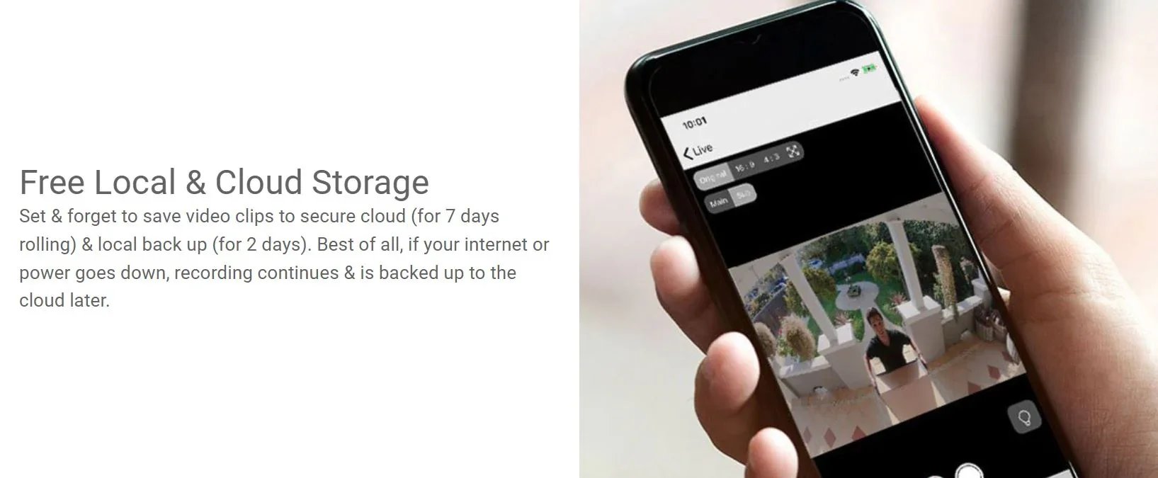 Swann SWIFI Wifi Wireless Security Camera Indoor / Outdoor White w/ Solar Panel - LX2001 - Homewares, Outdoor, Phone Accessories, Cases, Speakers, Headphones + More -