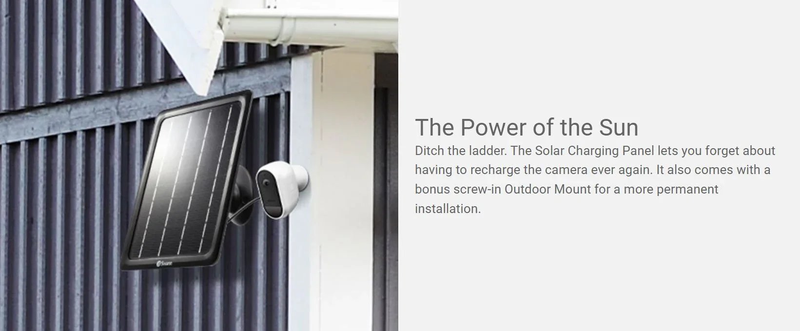 Swann SWIFI Wifi Wireless Security Camera Indoor / Outdoor White w/ Solar Panel - LX2001 - Homewares, Outdoor, Phone Accessories, Cases, Speakers, Headphones + More -