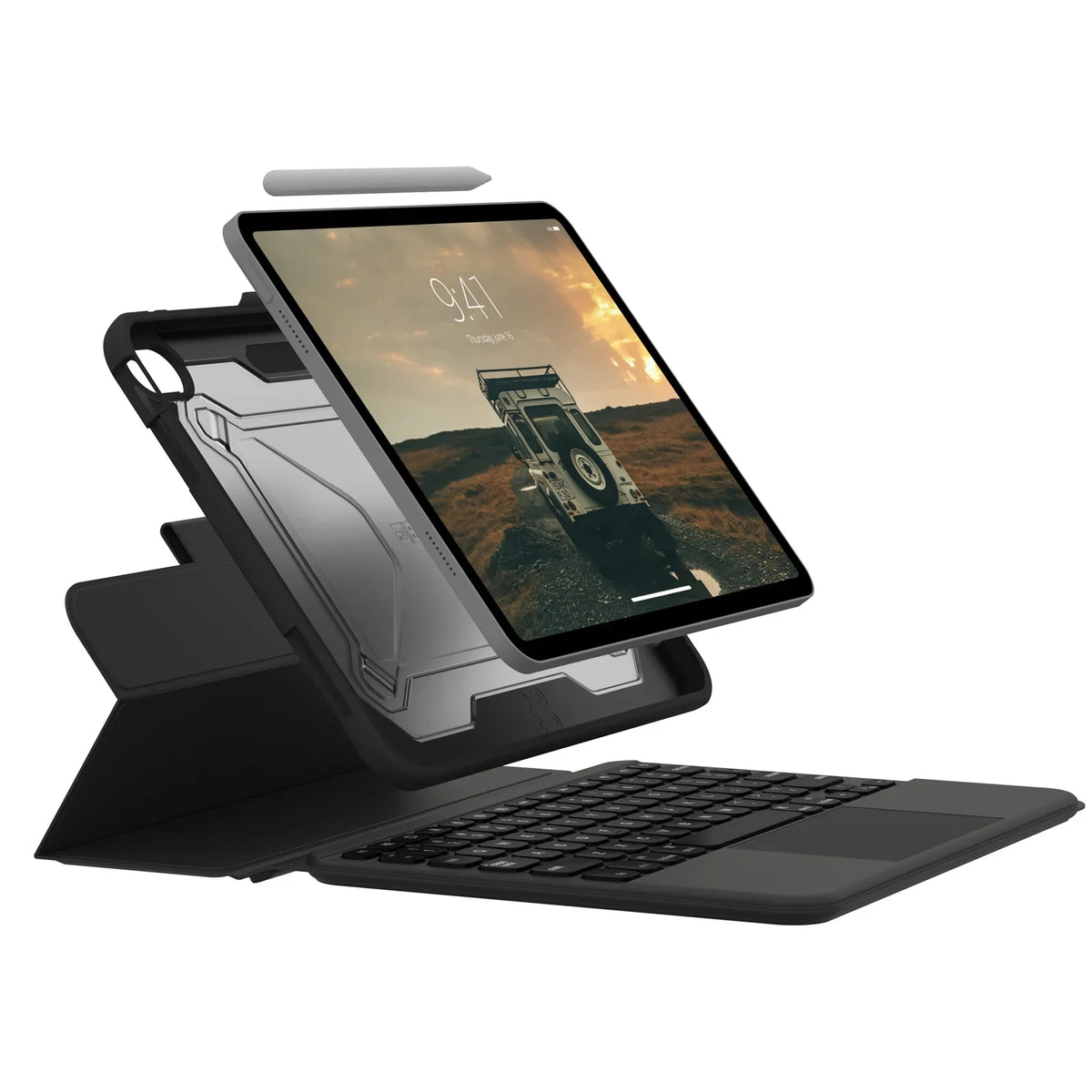 UAG Rugged Bluetooth Keyboard w Trackpad - iPad 10.9 Gen 10 — LX2001 ...