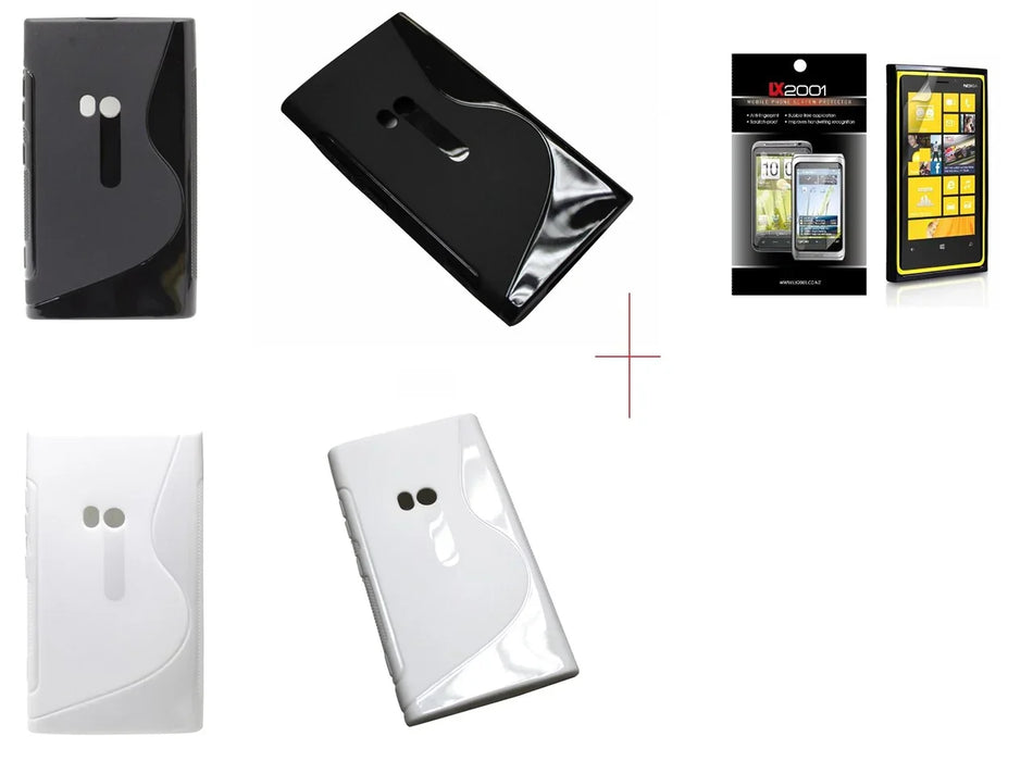 Nokia Lumia 920 Gel Case + Screen Protector - LX2001 - Homewares, Outdoor, Phone Accessories, Cases, Speakers, Headphones + More -
