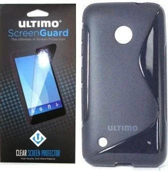 Nokia Lumia 530 Gel Case + Screen Protector - LX2001 - Homewares, Outdoor, Phone Accessories, Cases, Speakers, Headphones + More -