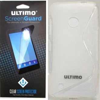 Nokia Lumia 530 Gel Case + Screen Protector - LX2001 - Homewares, Outdoor, Phone Accessories, Cases, Speakers, Headphones + More -