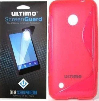 Nokia Lumia 530 Gel Case + Screen Protector - LX2001 - Homewares, Outdoor, Phone Accessories, Cases, Speakers, Headphones + More -