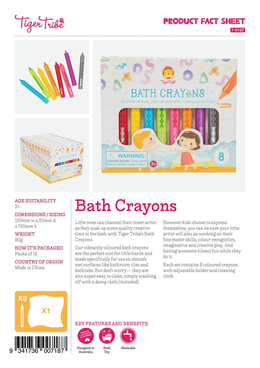 Bath Crayons CDU12 - LX2001 - Homewares, Outdoor, Phone Accessories, Cases, Speakers, Headphones + More -