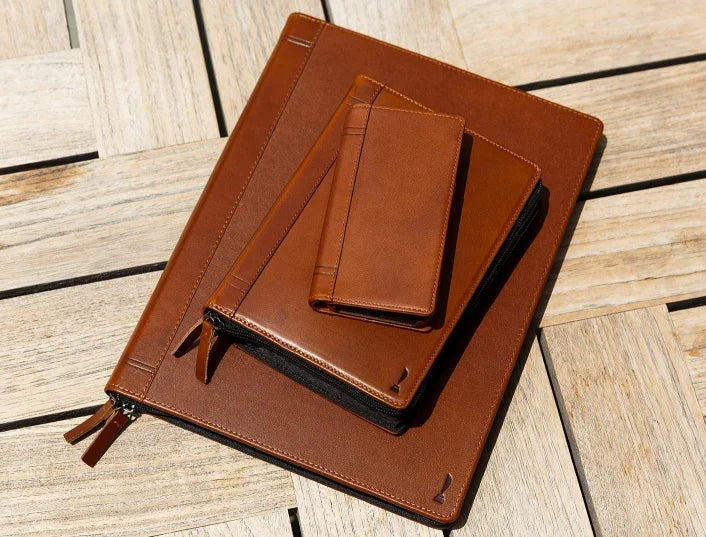 TWELVE SOUTH Journal CaddySack Apple Accessories Case - (Cognac) 12-1808 811370022147 - LX2001 - Homewares, Outdoor, Phone Accessories, Cases, Speakers, Headphones + More -