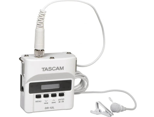 Tascam DR-10L DR10L Digital Audio Voice Recorder with Lavalier Mic - White - LX2001 - Homewares, Outdoor, Phone Accessories, Cases, Speakers, Headphones + More -