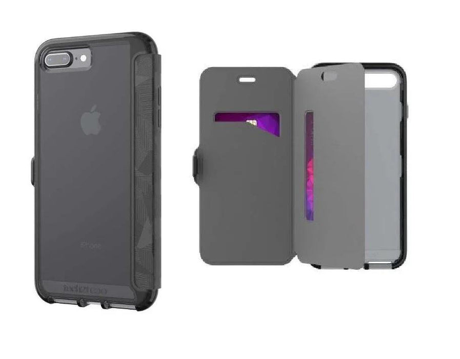 Tech21 Apple iPhone 8 Plus / 7 Plus Wallet Case - Black T21-5793 - LX2001 - Homewares, Outdoor, Phone Accessories, Cases, Speakers, Headphones + More -