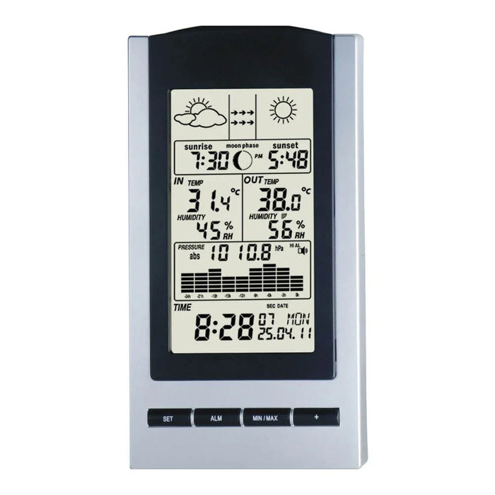 Tesa Wireless Moon Phase + Time and Temperature Weather Station WS1151 - LX2001 - Homewares, Outdoor, Phone Accessories, Cases, Speakers, Headphones + More -