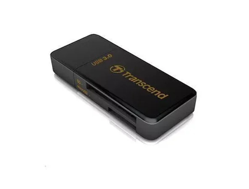 Transcend Portable Multi Memory SD Card Reader - Black TS-RDF5K - LX2001 - Homewares, Outdoor, Phone Accessories, Cases, Speakers, Headphones + More -