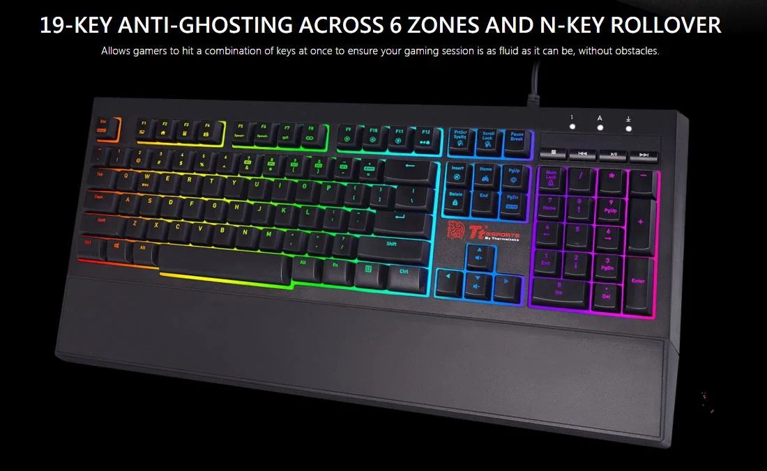 Tt eSPORTS Challenger Elite RGB Keyboard & Mouse Combo CM-CEL-WLXXMB-US 4713227520706 - LX2001 - Homewares, Outdoor, Phone Accessories, Cases, Speakers, Headphones + More -