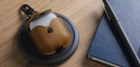 TwelveSouth Apple AirPods Leather AirSnap Case - Cognac 12-1803 - LX2001 - Homewares, Outdoor, Phone Accessories, Cases, Speakers, Headphones + More -