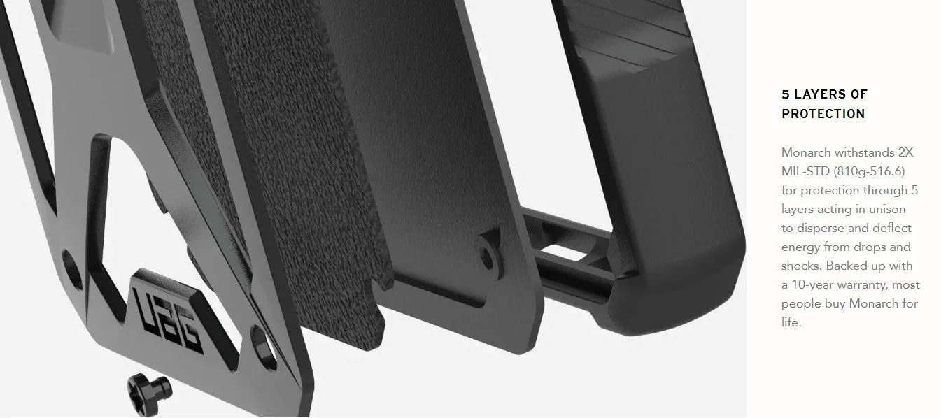 UAG Samsung Galaxy S20 Plus / S20+ 6.7" Monarch Case - Black 211981114040 812451033847 - LX2001 - Homewares, Outdoor, Phone Accessories, Cases, Speakers, Headphones + More -