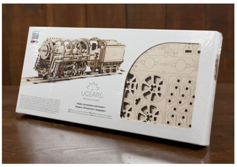 UGEARS STEAM LOCOMOTIVE TRAIN WITH TENDER 120235 - LX2001 - Homewares, Outdoor, Phone Accessories, Cases, Speakers, Headphones + More -