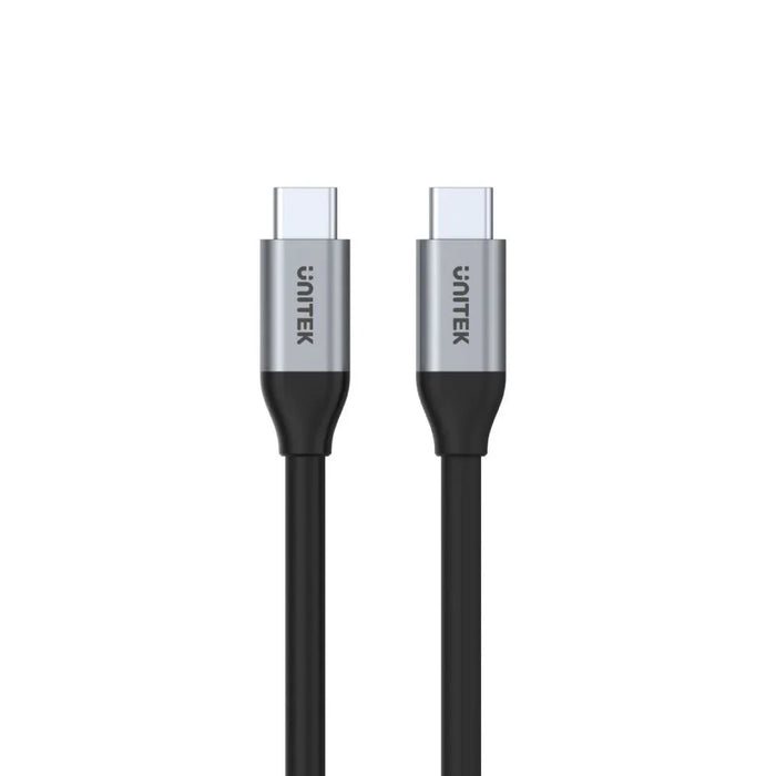 UNITEK 1m USB-C To USB-C 3.1 Gen2 Cable - Black C14082ABK - LX2001 - Homewares, Outdoor, Phone Accessories, Cases, Speakers, Headphones + More -