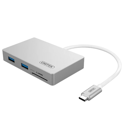 UNITEK USB-C with 2 x USB3.0 + 2 x Port SD MicroSD Card Reader w Power Delivery Y-9319 - LX2001 - Homewares, Outdoor, Phone Accessories, Cases, Speakers, Headphones + More -