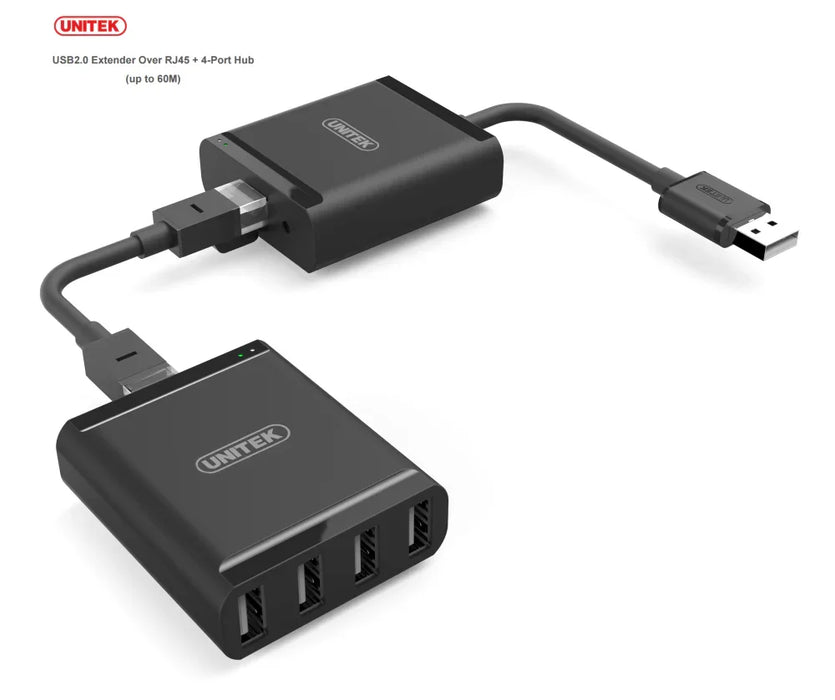Unitek USB2.0 Extender over Cat.5e + CAT5 CATE Y-2516 - LX2001 - Homewares, Outdoor, Phone Accessories, Cases, Speakers, Headphones + More -
