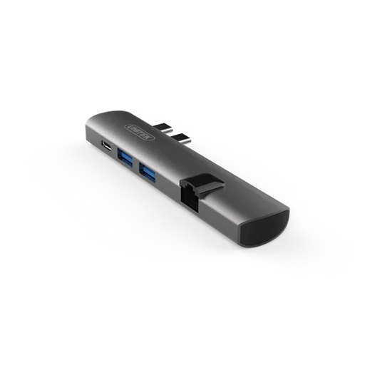 UNITEK Ultra Slim Dual USB-C Multi-Port Hub D008A - LX2001 - Homewares, Outdoor, Phone Accessories, Cases, Speakers, Headphones + More -