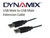 Dynamix 2M USB Male to USB Male Extension Cable C-U2AA-2 - LX2001 - Homewares, Outdoor, Phone Accessories, Cases, Speakers, Headphones + More -