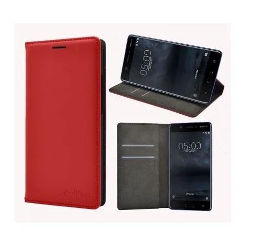 Ultimo Nokia 5 Wallet Case with Magnetic Closure - Red - LX2001 - Homewares, Outdoor, Phone Accessories, Cases, Speakers, Headphones + More -