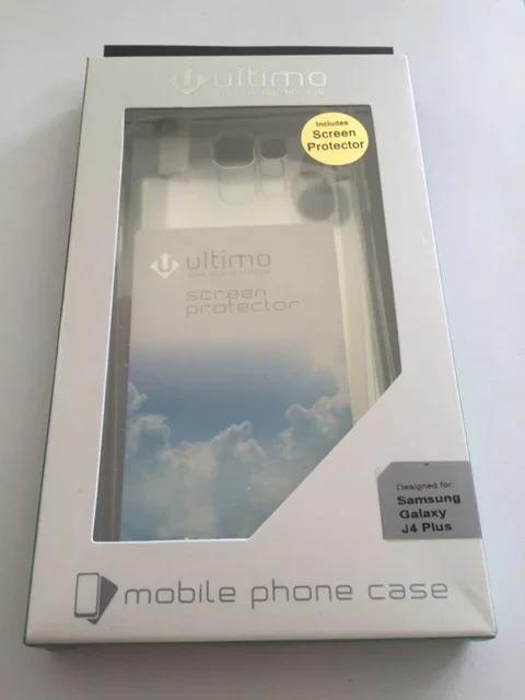 Ultimo Samsung Galaxy J4 Plus / J4+ Gel Case - Clear & Screen Protector - LX2001 - Homewares, Outdoor, Phone Accessories, Cases, Speakers, Headphones + More -