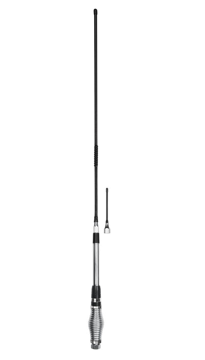 Uniden AT880 TWIN Elevated Feed and Fibreglass Whip UHF Antenna