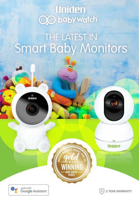 Uniden BW150R FULL HD Pan & Tilt Smart (WiFi) Baby Camera with Smartphone Access