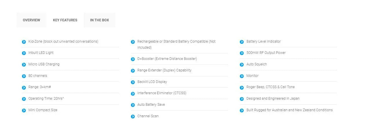 Uniden UH45 UH45-4 UHF CB Hand Held Radio Quad Colour Pack UH45-4 - LX2001 - Homewares, Outdoor, Phone Accessories, Cases, Speakers, Headphones + More -