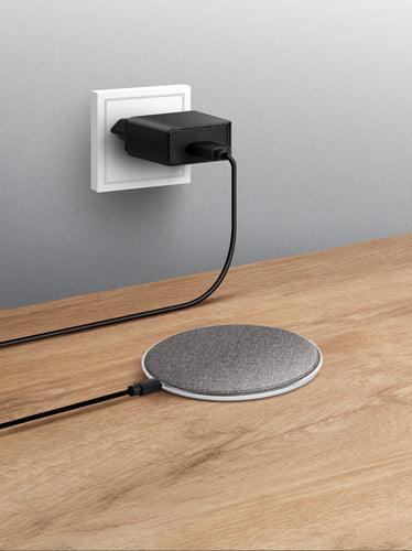 Uniq Beacon+ Wireless Charging Pad w/ QC 3.0 Charger - Grey 8886463669730 - LX2001 - Homewares, Outdoor, Phone Accessories, Cases, Speakers, Headphones + More -