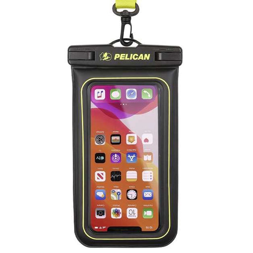 Universal Pelican Marine Waterproof Floating Pouch - Black / Neon Green - LX2001 - Homewares, Outdoor, Phone Accessories, Cases, Speakers, Headphones + More -