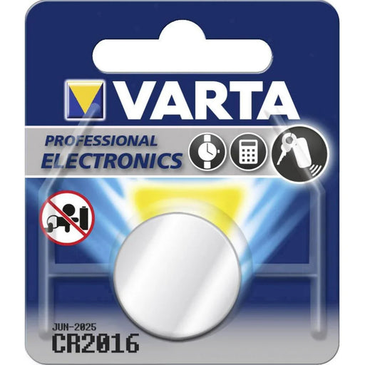 VARTA CR2016 BUTTON CELL VA-CR2016-BP1 - LX2001 - Homewares, Outdoor, Phone Accessories, Cases, Speakers, Headphones + More -