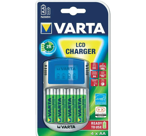 VARTA LCD 2 Hour AA AAA Charger VA-57270-BP1 - LX2001 - Homewares, Outdoor, Phone Accessories, Cases, Speakers, Headphones + More -