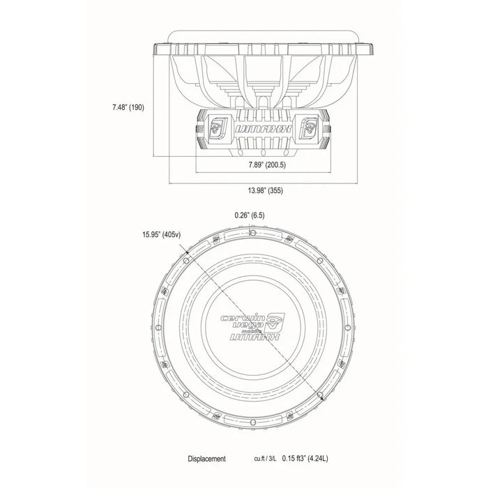 Cerwin Vega 15" VMAXX SERIES 2OHM DVC Subwoofer 3000W MAX - LX2001 - Homewares, Outdoor, Phone Accessories, Cases, Speakers, Headphones + More -
