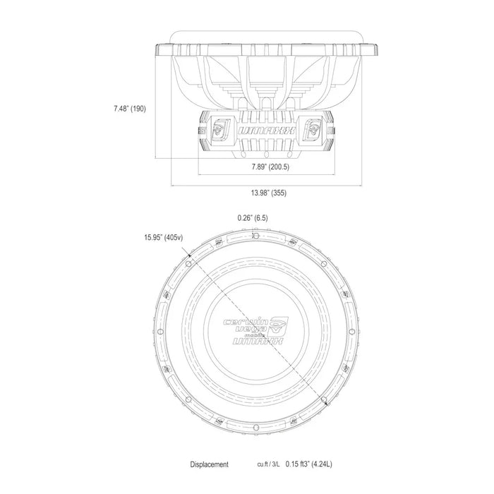 Cerwin Vega 15" Subwoofer VMAXX SERIES 4 OHM DVC Subwoofer 3000W MAX - LX2001 - Homewares, Outdoor, Phone Accessories, Cases, Speakers, Headphones + More -