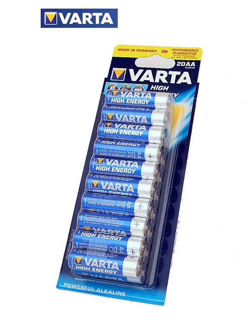 Varta AA 20x Batteries VA-LR6-HE-BP20 - LX2001 - Homewares, Outdoor, Phone Accessories, Cases, Speakers, Headphones + More -